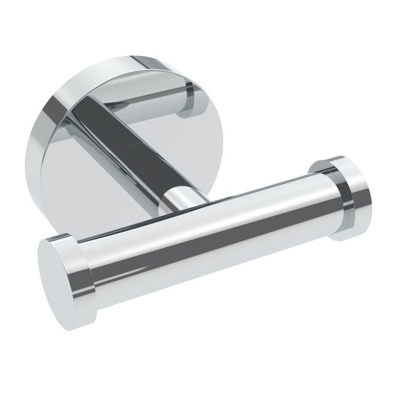 Lava Double Towel Hook|***SELECT OPTION***|Chrome|Brushed Nickel|Matte Black