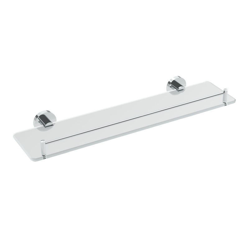 Lava Glass Shelf|***SELECT OPTION***|Chrome|Brushed Nickel|Matte Black