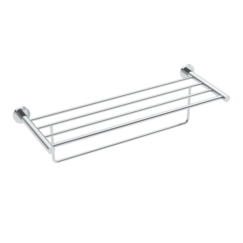 Lava Towel Shelf With Bar|***SELECT OPTION***|Chrome|Brushed Nickel|Matte Black