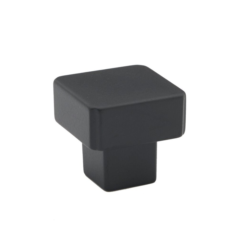 Square Smooth Knob|***SELECT OPTION***|Matte Black|Champagne|Matte Nickel|Champagne/Matte Black|Matte Nickel/Matte Black