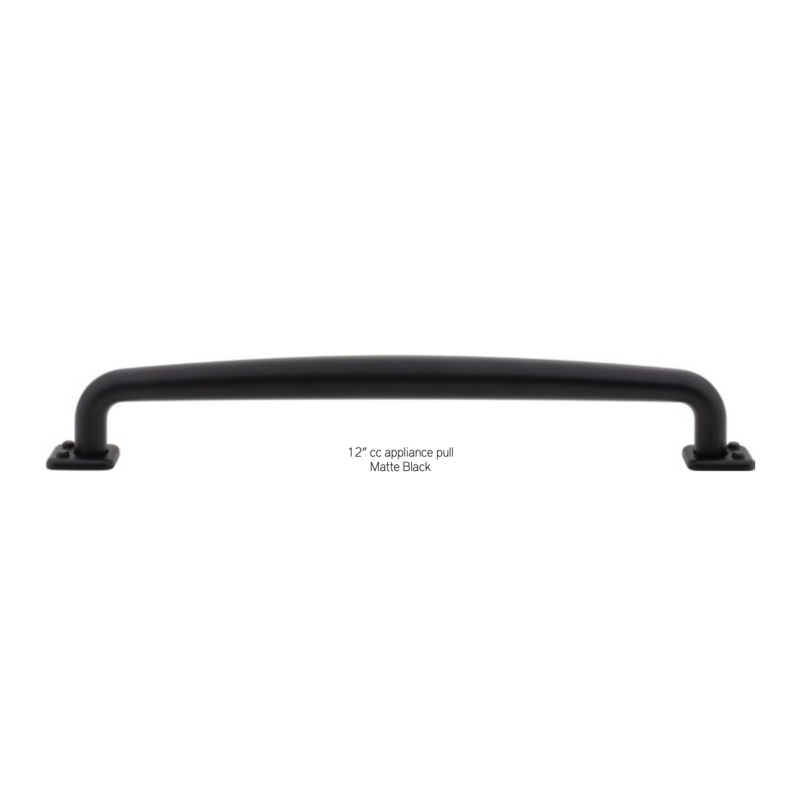 Benning Appliance Pull|***SELECT OPTION***|Matte Black|Brushed Nickel|Polished Chrome|Slate|Warm Brass|***SELECT OPTION***|12″|18″