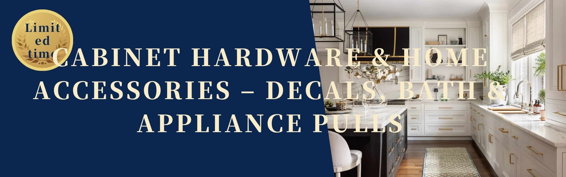 Cabinet Hardware & Home Accessories – Decals, Bath & Appliance Pulls